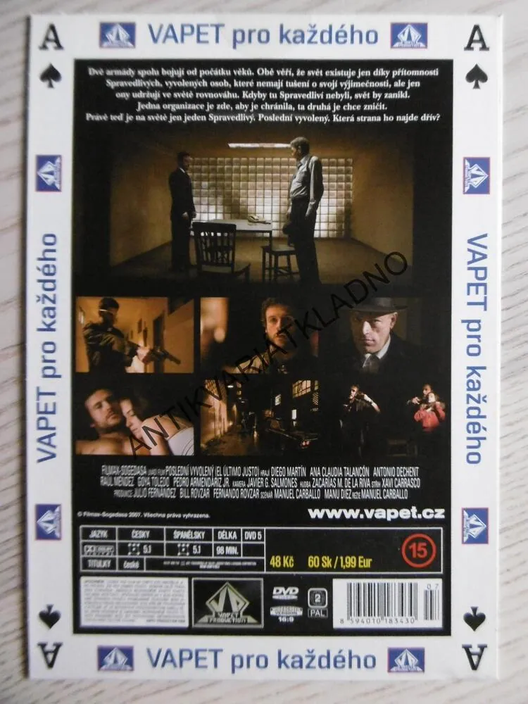 POSLEDNÍ VYVOLENÝ, DVD FILM