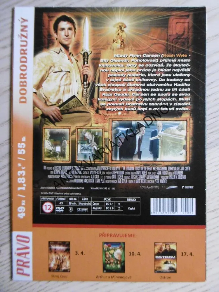 FLYNN CARSEN, HONBA ZA KOPÍM OSUDU, DVD FILM