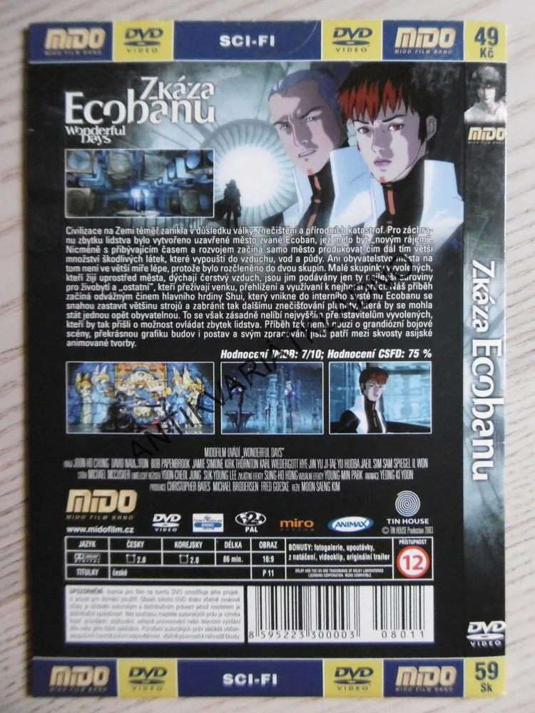 ZKÁZA ECOBANU, DVD FILM