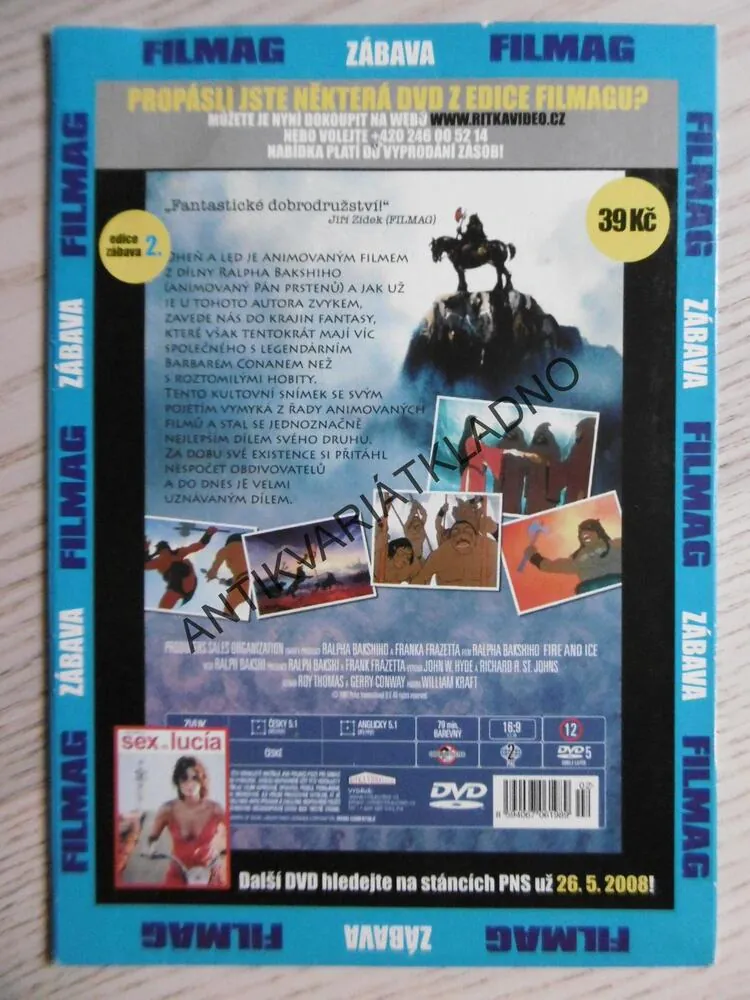 OHEŇ A LED, DVD FILM
