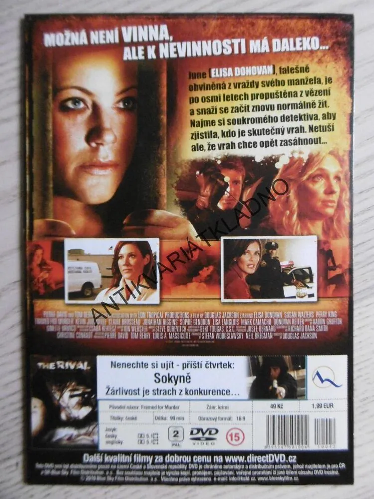 ODSOUZENA ZA VRAŽDU DVD FILM