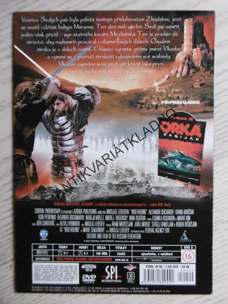 VLKODAV Z KMENE ŠEDÝCH PSŮ, DVD FILM