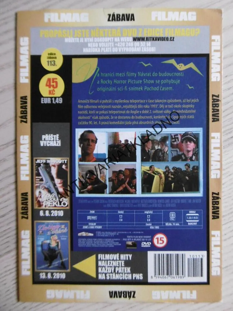 POCHOD ČASEM, DVD FILM
