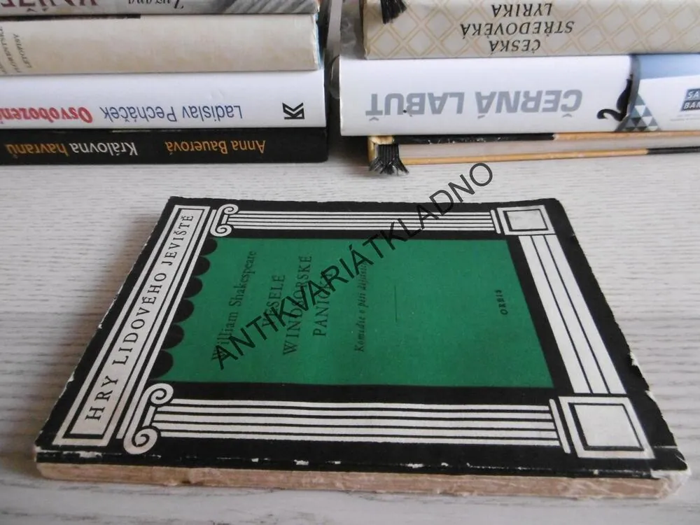VESELÉ WINDSORSKÉ PANIČKY, WILLIAM SHAKESPEARE, **an