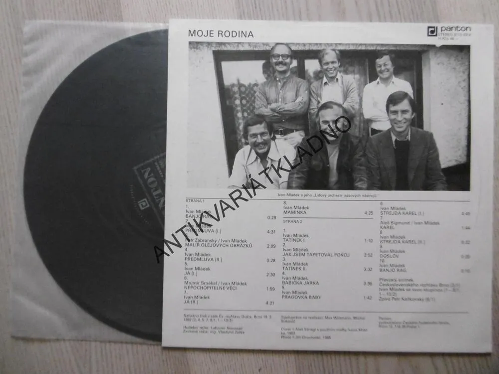 BANJO, Z PYTLE VEN! BANJO BAND IVAN MLÁDEK, LP