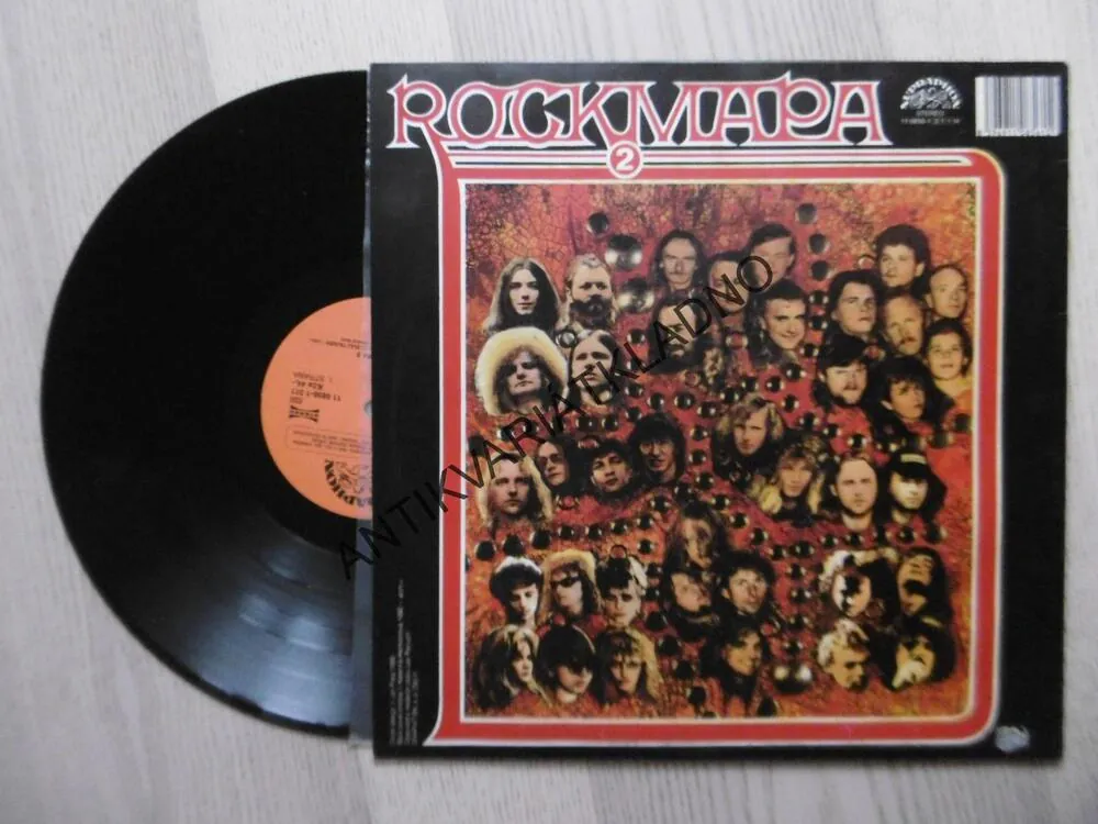 ROCKMAPA 2., DUX, TAXI, MERLIN, PANIKA, KABÁT, ŘETĚZ, DETTO, GENERAL BASS, LP