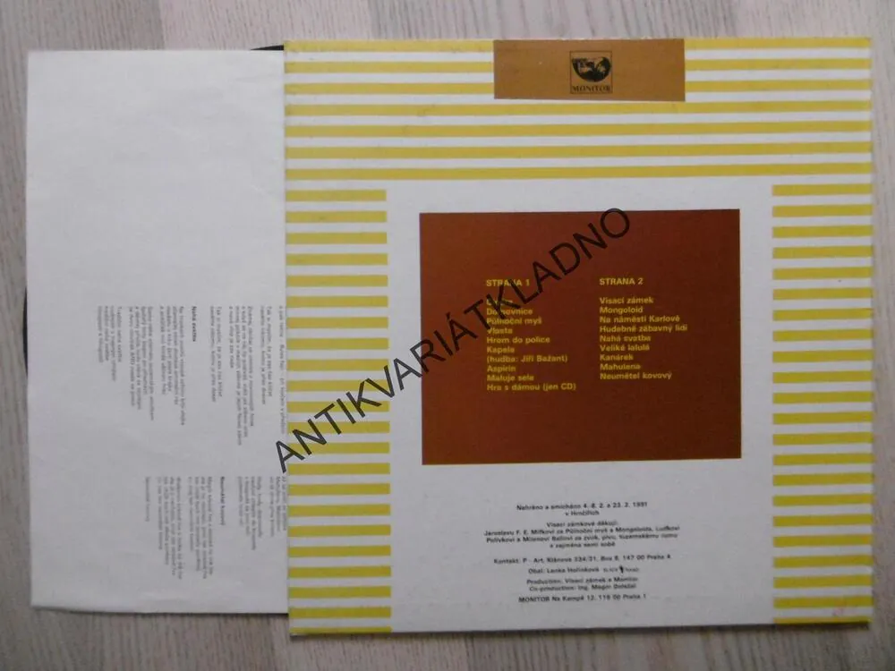 VISACÍ ZÁMEK, START 02, LP