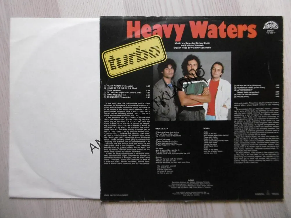 TURBO, HEAVY WATERS, LP