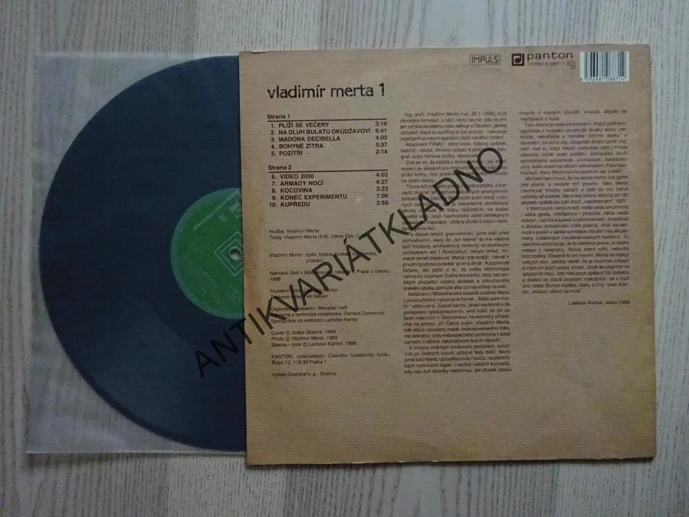 VLADIMÍR MERTA, 1., LP