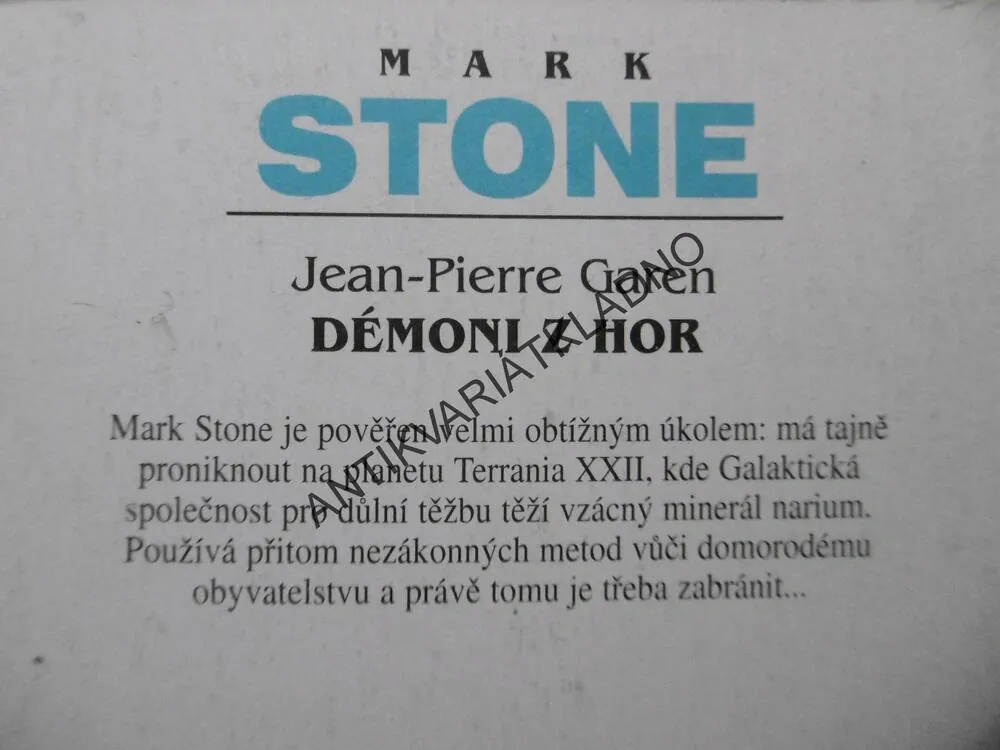 DÉMONI Z HOR, MARK STONE, 27., JEAN-PIERRE GAREN, **an