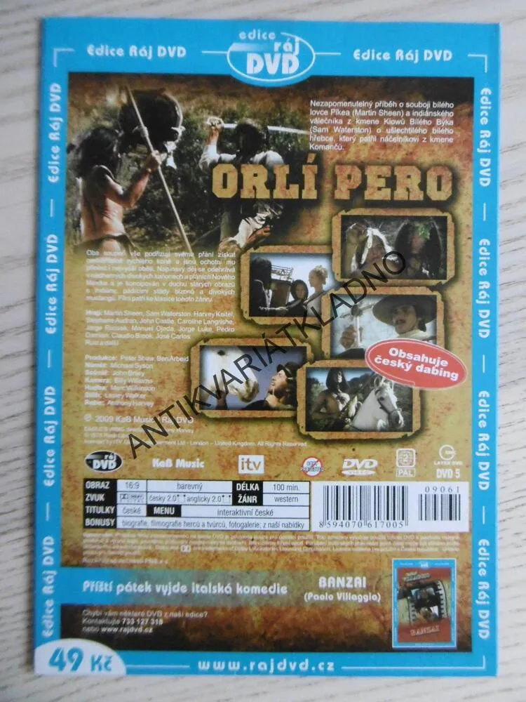 ORLÍ PERO, DVD FILM 