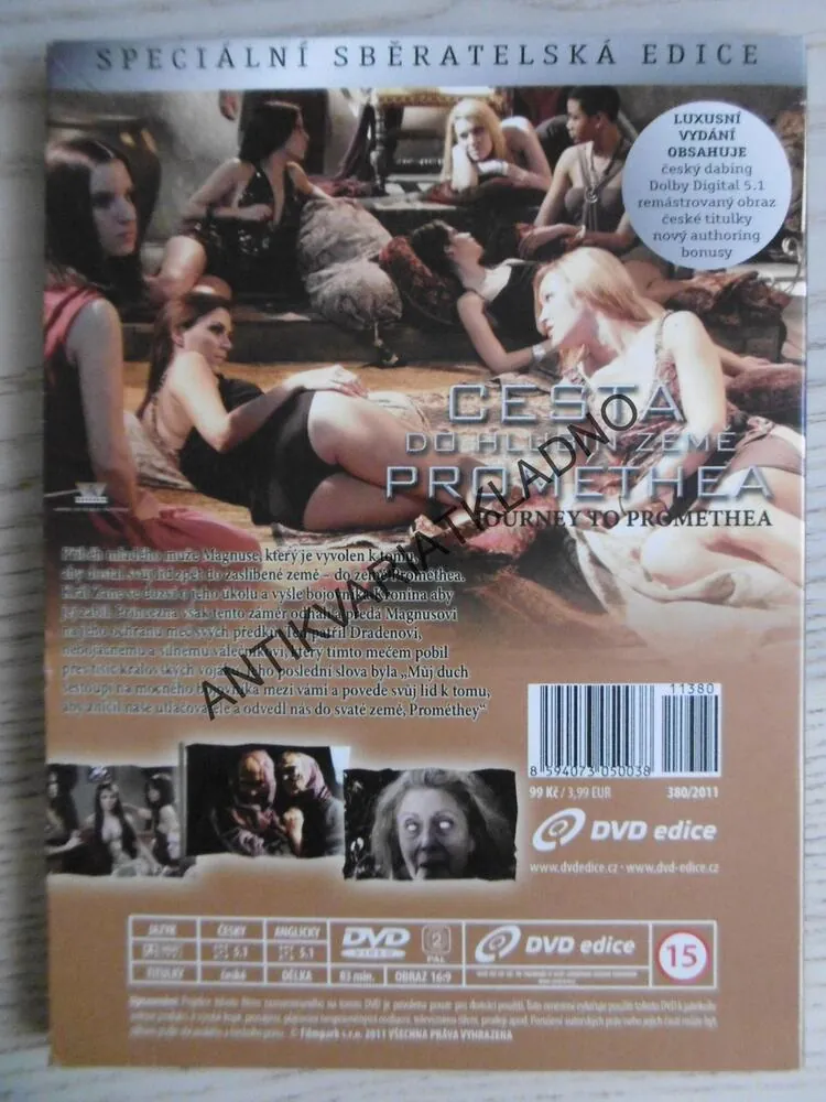 CESTA DO HLUBIN ZEMĚ PROMÉTHEA, DVD FILM