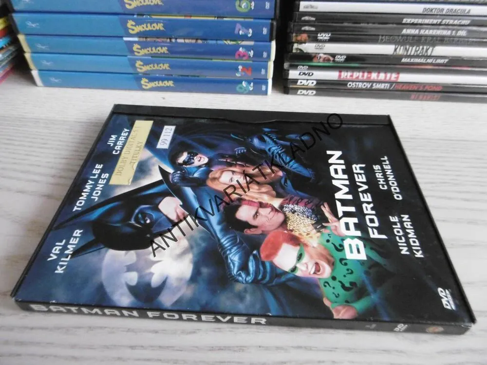 BATMAN FOREVER, DVD FILM POUZE ČESKÉ TITULKY