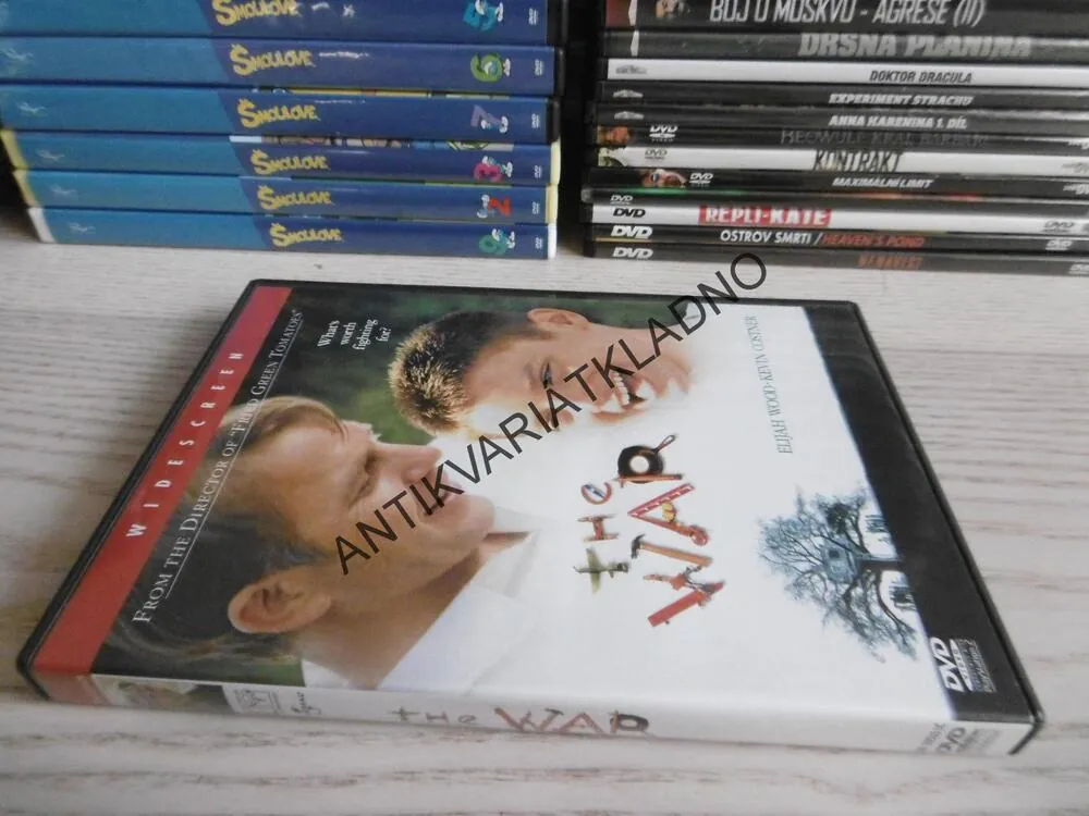THE WAR, VÁLKA, ELIJAH WOOD, KEVIN COSTNER, DVD FILM POUZE ČESKÉ TITULKY