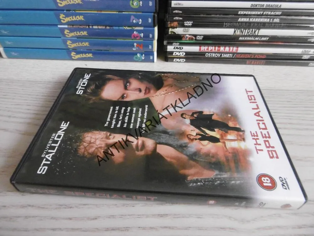 THE SPECIALIST, SPECIALISTA, DVD FILM POUZE ČESKÉ TITULKY