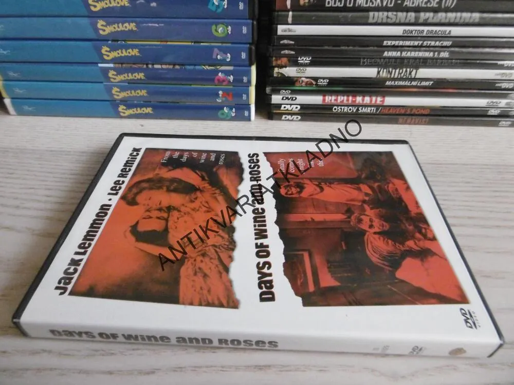 DAYS OF WINE AND ROSES, JACK LEMMON, DVD FILM POUZE ČESKÉ TITULKY