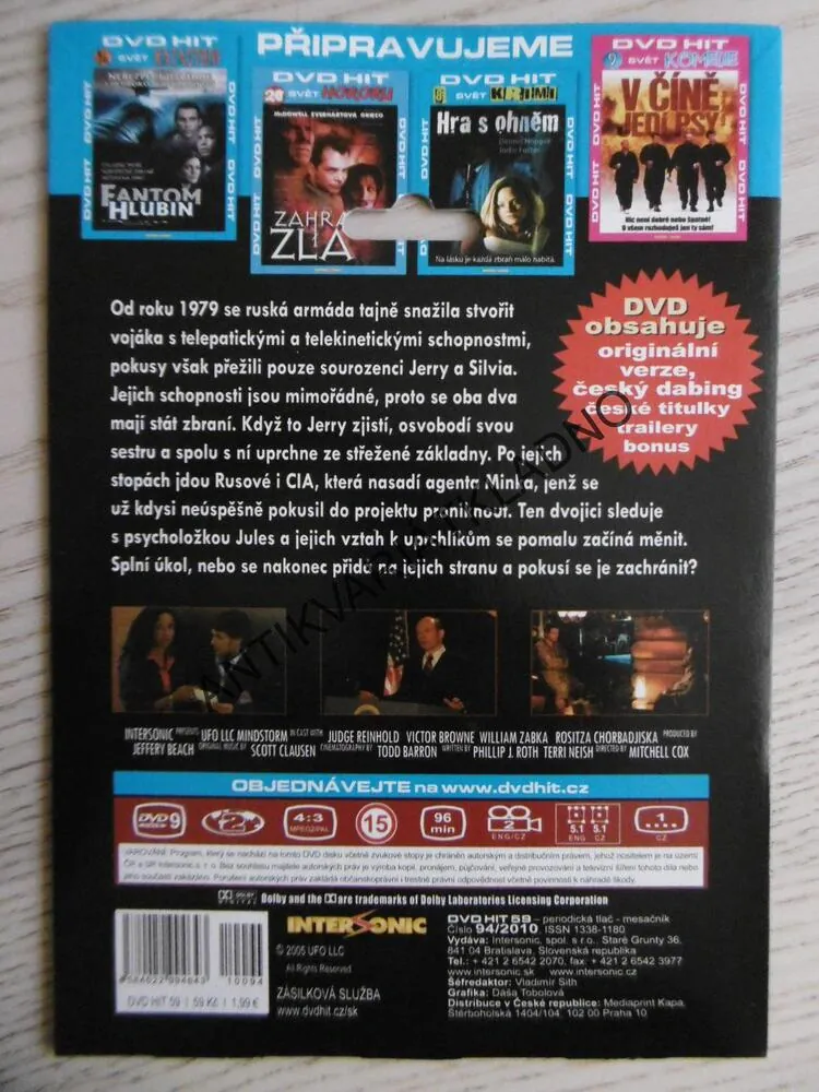 DOKONALOST MYSLI, DVD FILM