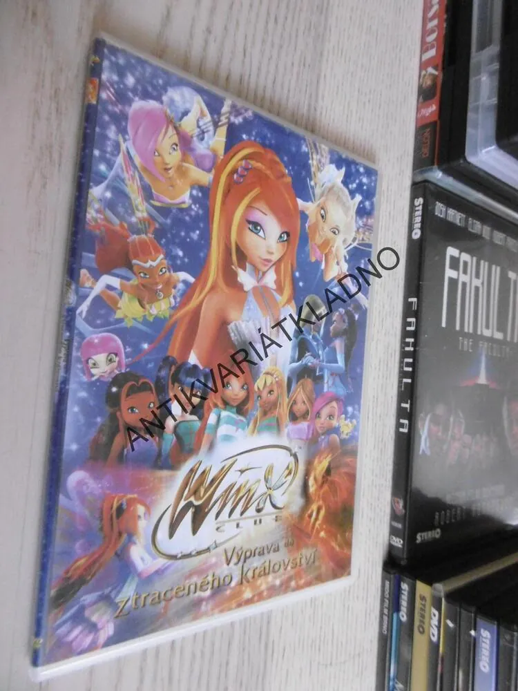 WINX, VÝPRAVA DO ZTRACENÉHO KRÁLOSTVÍ, DVD FILM