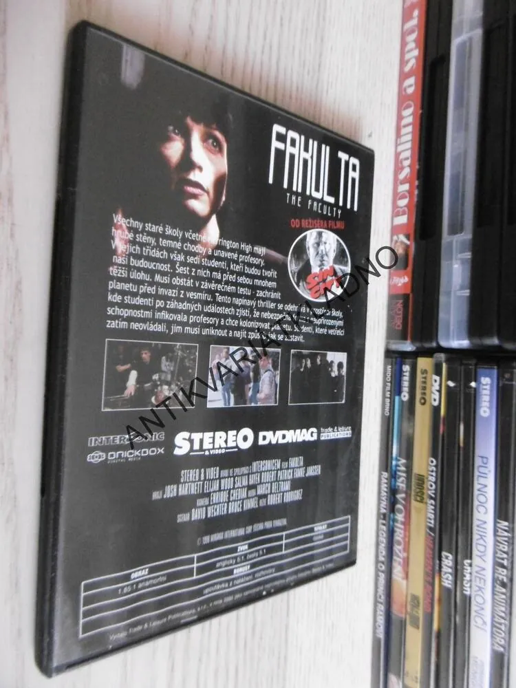 FAKULTA, ELIJAH WOOD, SALMA HAYEK, DVD FILM