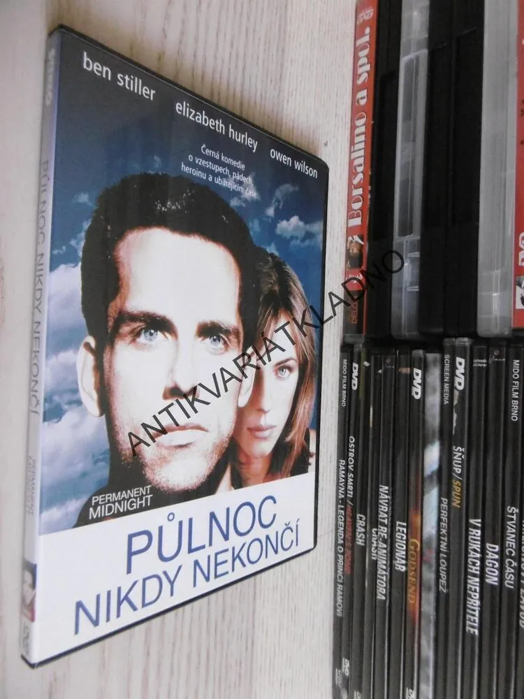 PŮLNOC NIKDY NEKONČÍ, BEN STILLER, OWEN WILSON, DVD FILM