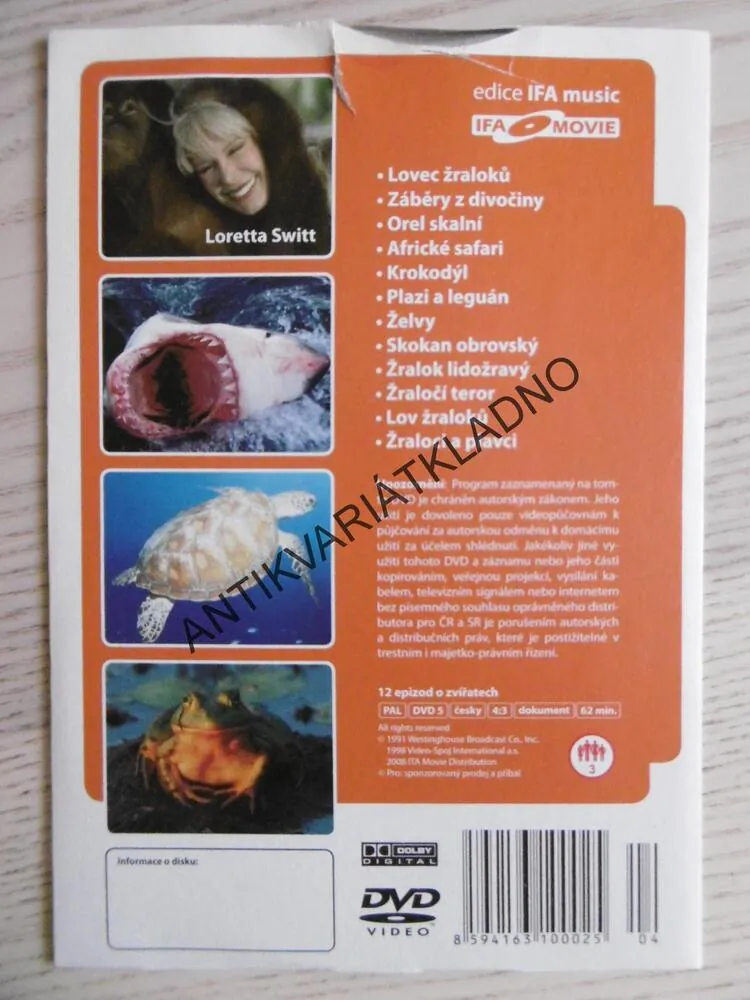 ÚŽASNÝ SVĚT ZVÍŘAT 4, DVD FILM DOKUMENT