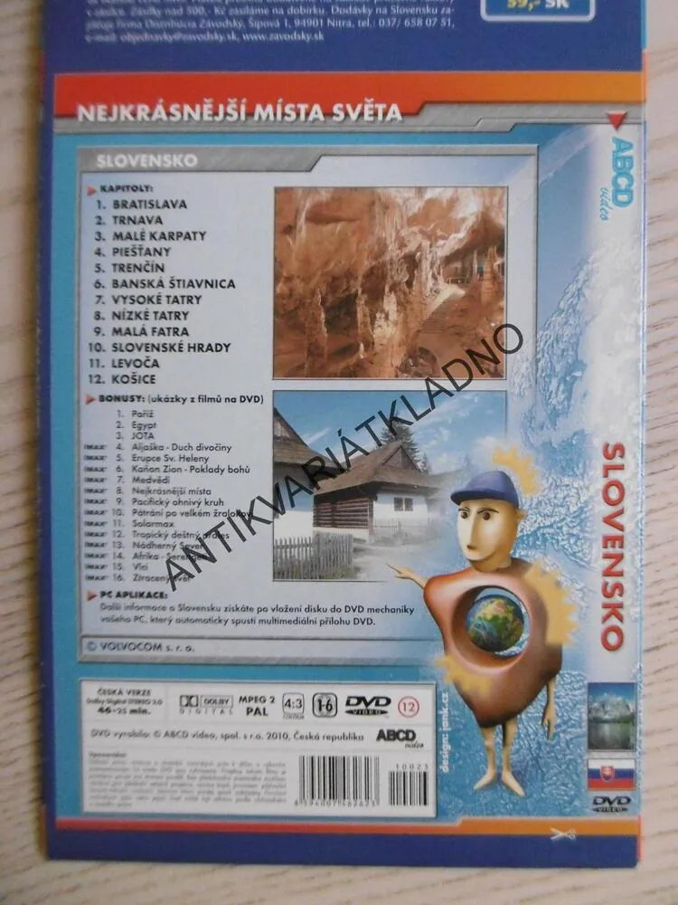 SLOVENSKO, DVD FILM DOKUMENT