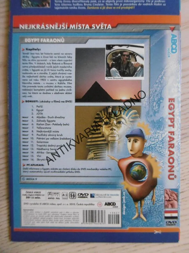EGYPT FARAONŮ, DVD FILM DOKUMENT
