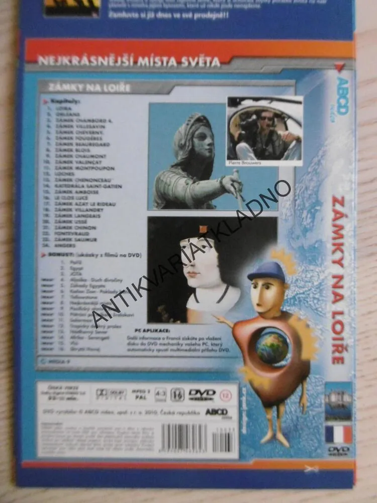 ZÁMKY NA LOIŘE, DVD FILM DOKUMENT