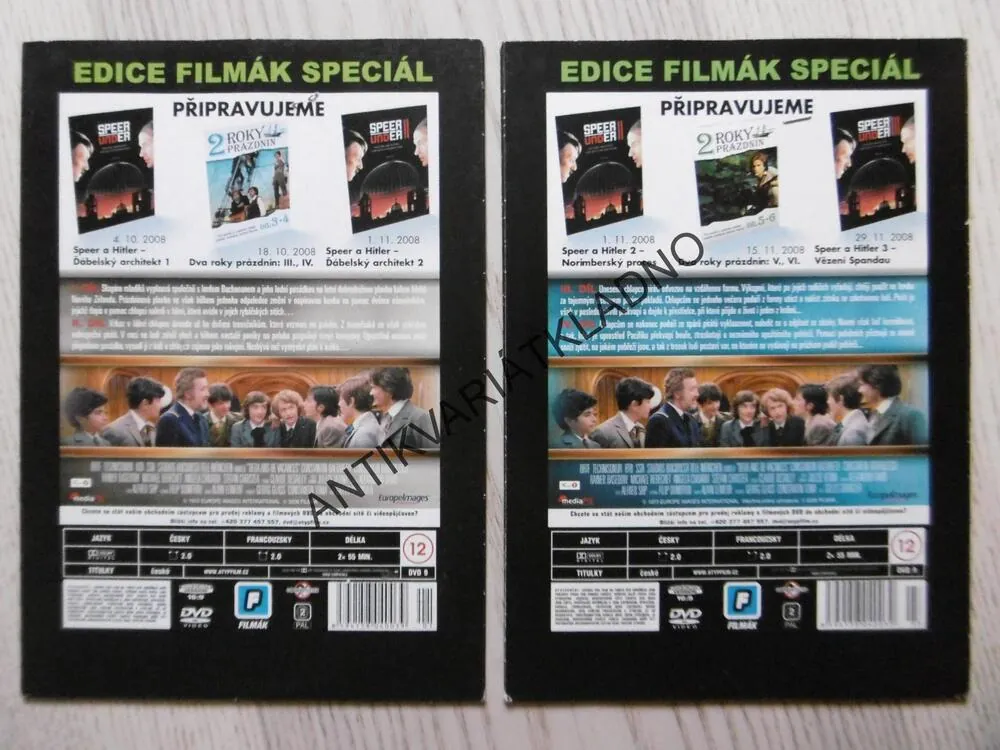 2 ROKY PRÁZDNIN 1.-4. DÍL, DVD FILM