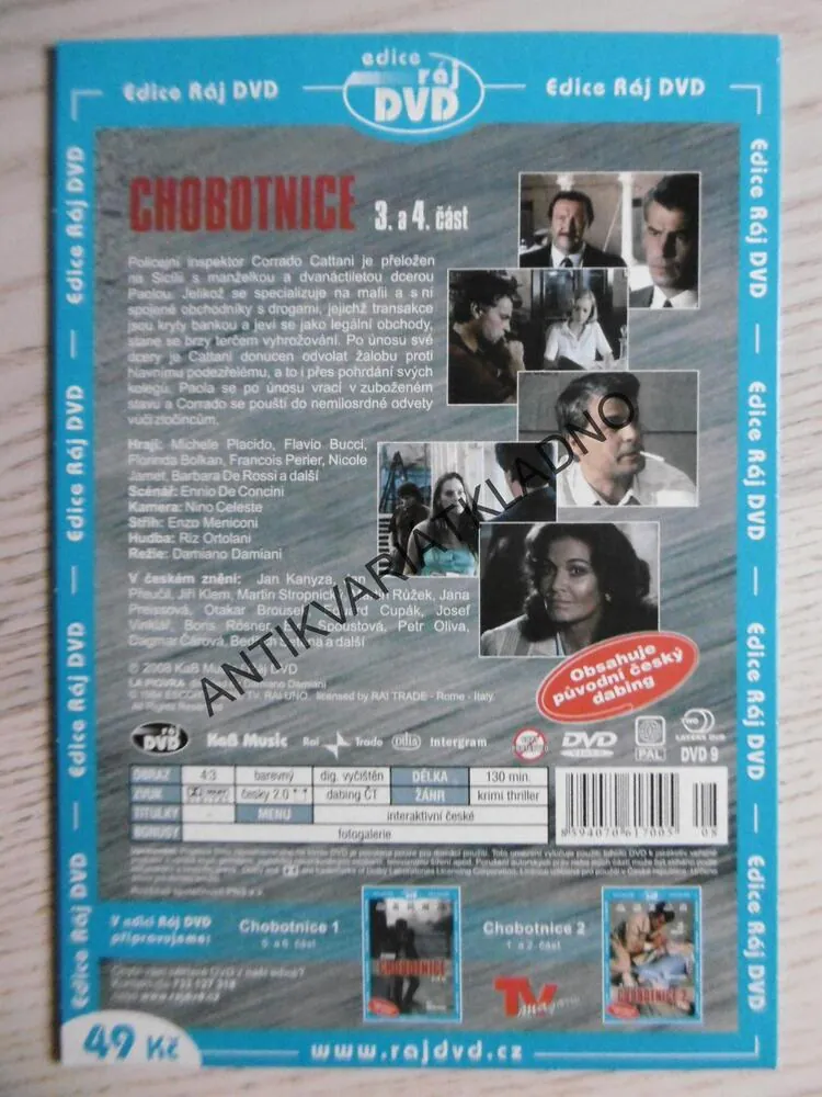 CHOBOTNICE, 3. A 4. ČÁST, DVD FILM