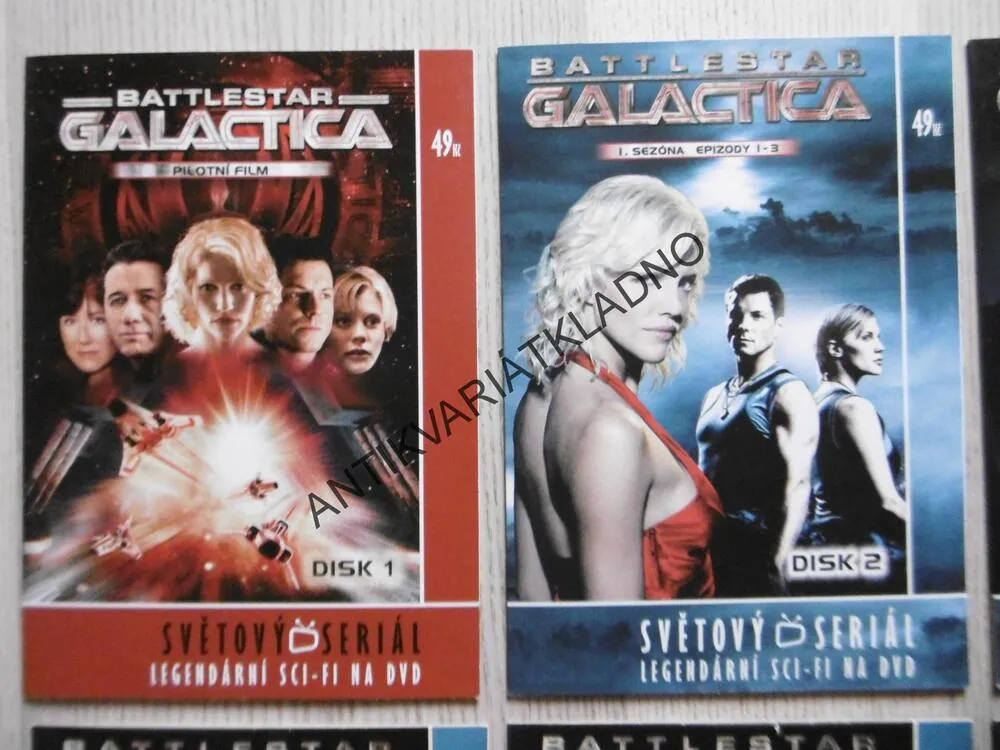 BATTLESTAR GALACTICA 1-6, DVD FILM