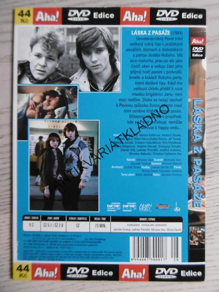 LÁSKA Z PASÁŽE, DVD FILM