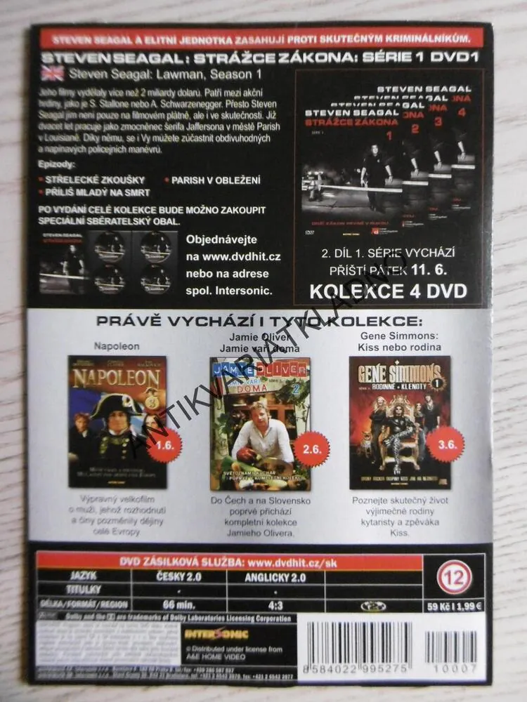 STRÁŽCE ZÁKONA 1, DVD FILM