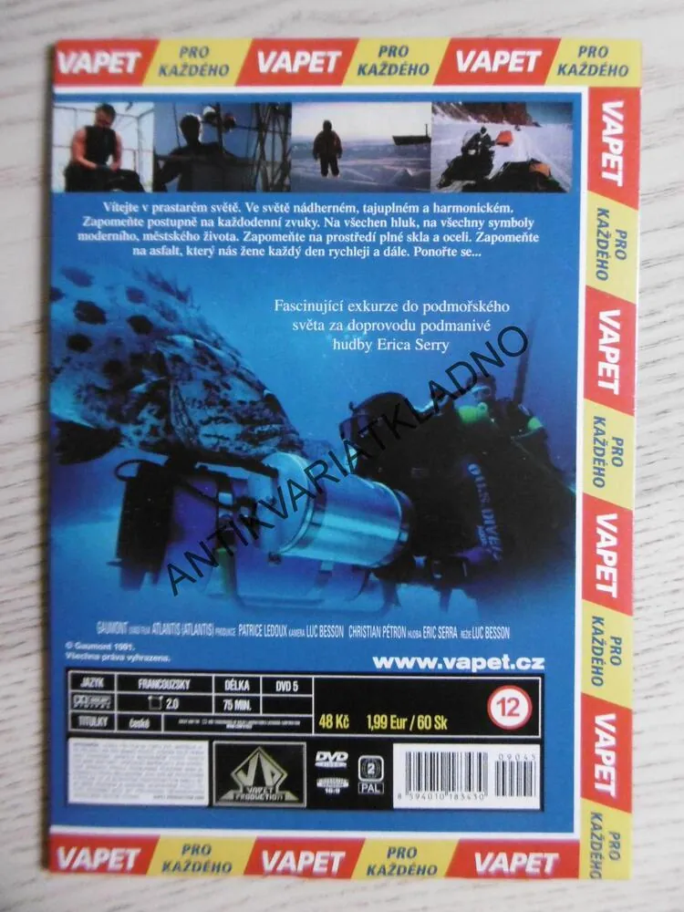 ATLANTIS, DVD FILM