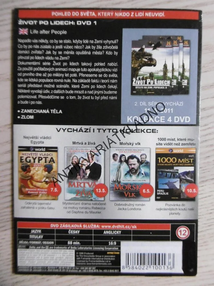 ŽIVOT PO LIDECH, DVD FILM