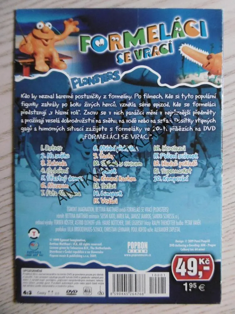 FORMELÁCI SE VRACÍ, DVD FILM