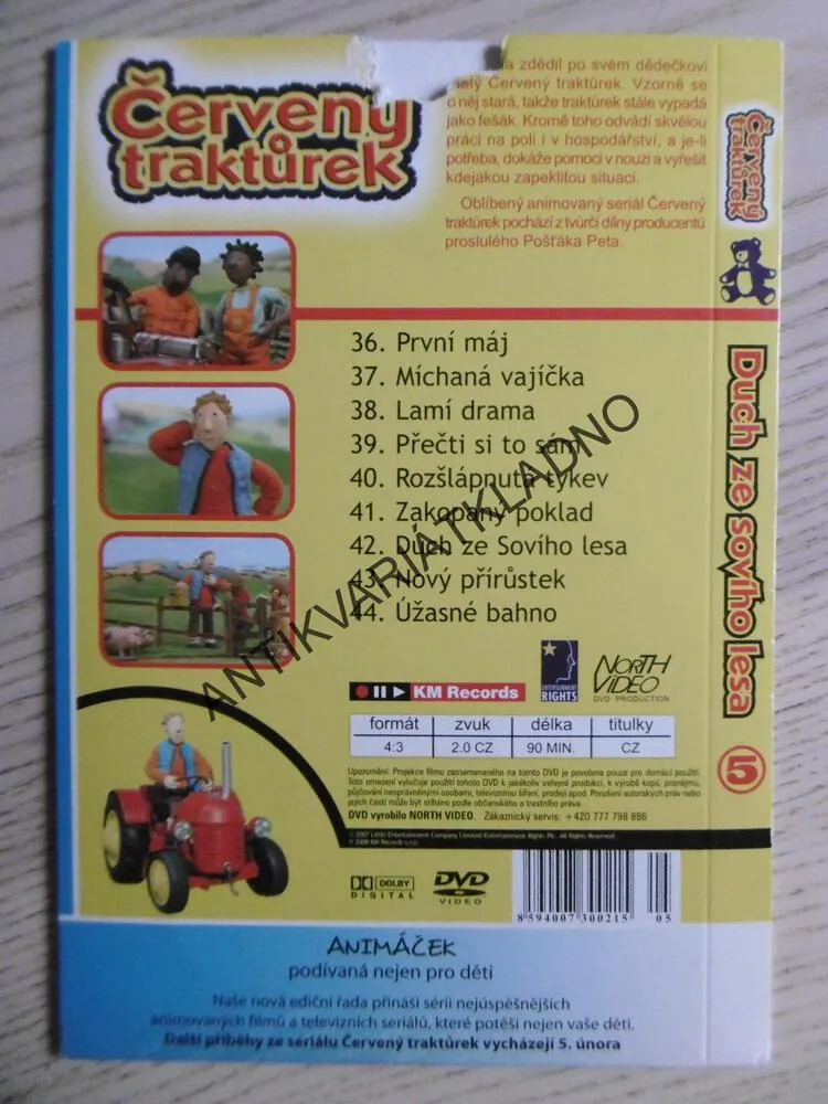 ČERVENÝ TRAKTŮREK 5, DUCH ZE SOVÍHO LESA, DVD FILM