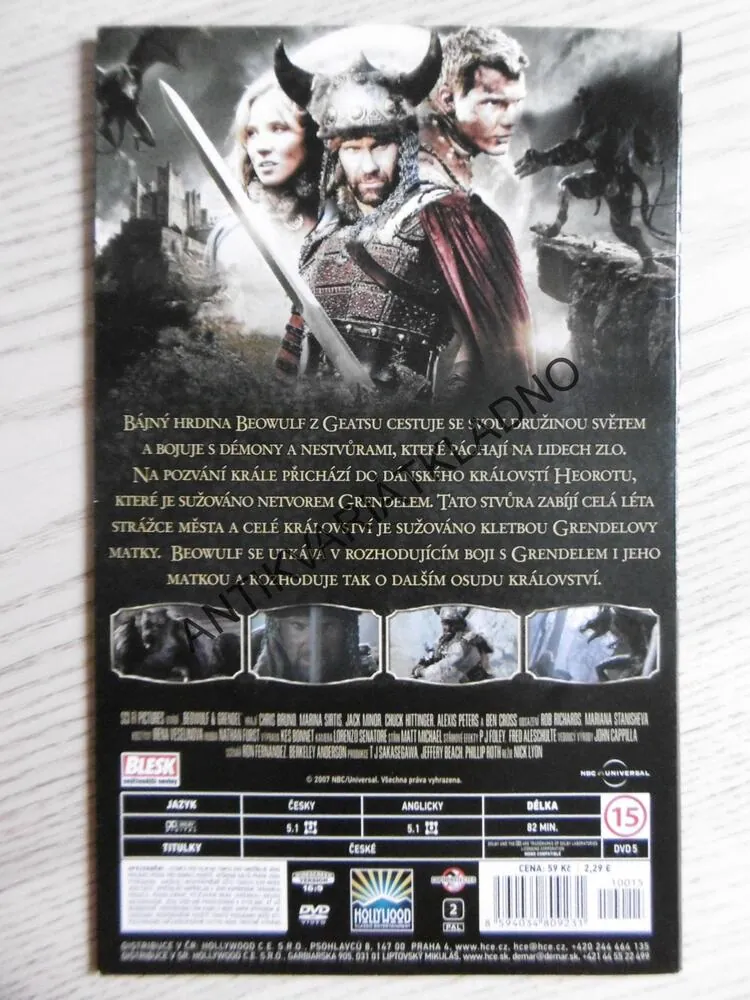 BEOWULF A GRENDEL, DVD FILM