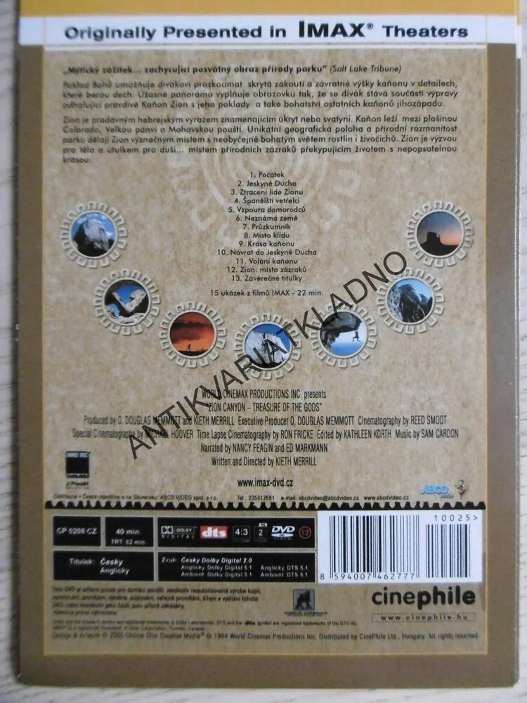 KAŇON ZION, DVD FILM DOKUMENT 25