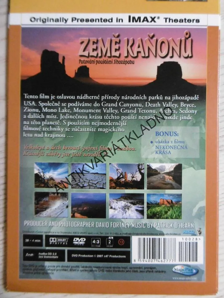 ZEMĚ KAŇONŮ, DVD FILM DOKUMENT 28