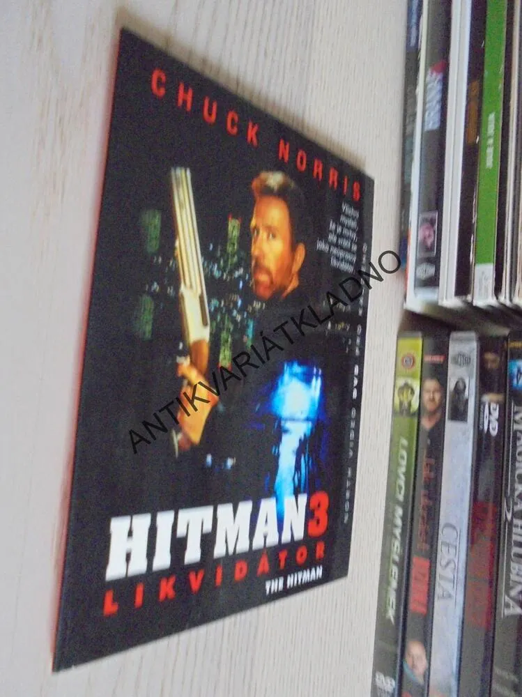 HITMAN 3, LIKVIDÁTOR, CHUCK NORRIS, DVD FILM