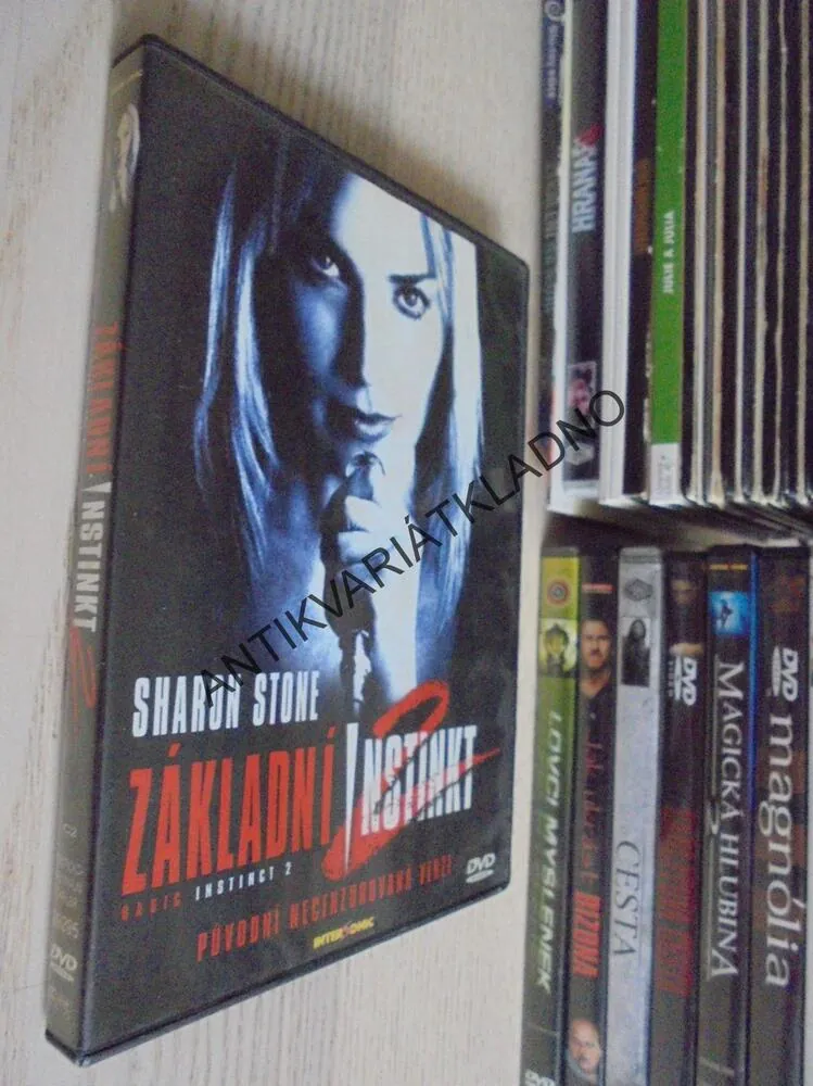 ZÁKLADNÍ INSTINKT, SHARON STONE, , DVD FILM