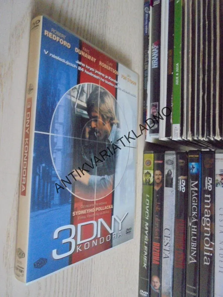 3 DNY KONDORA, ROBERT REDFORD, DVD FILM