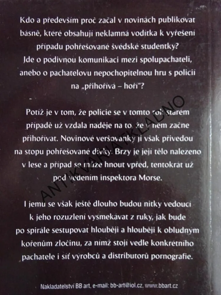 CESTA LESEM, COLIN DEXTER, **an