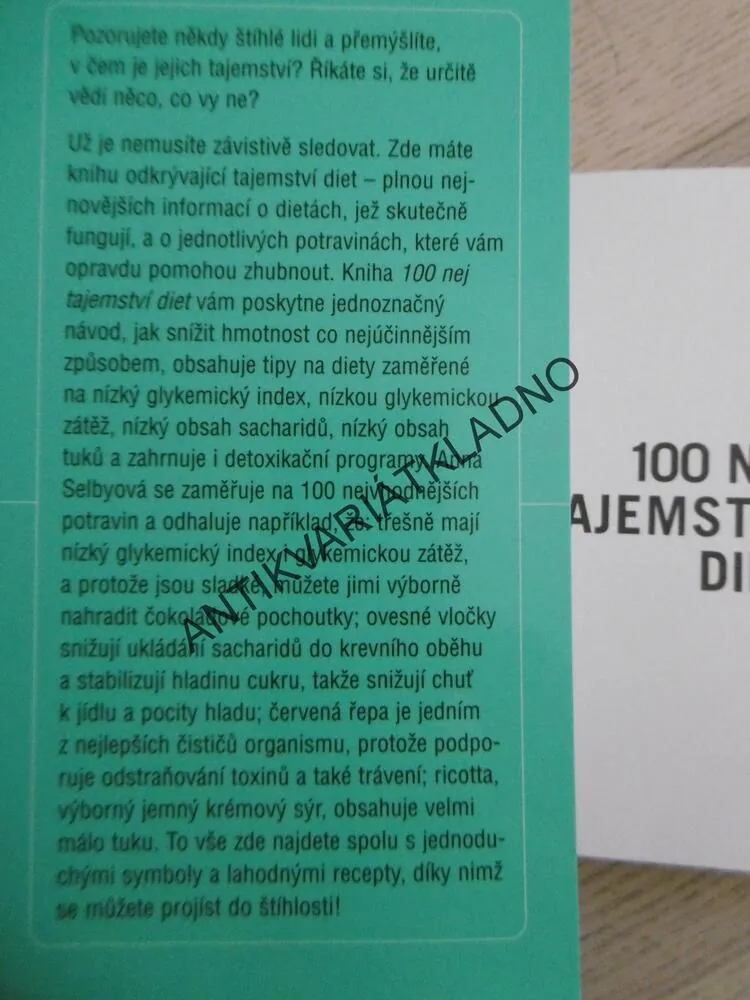 100 NEJ TAJEMSTVÍ DIET, ANNA SELBYOVÁ, **an