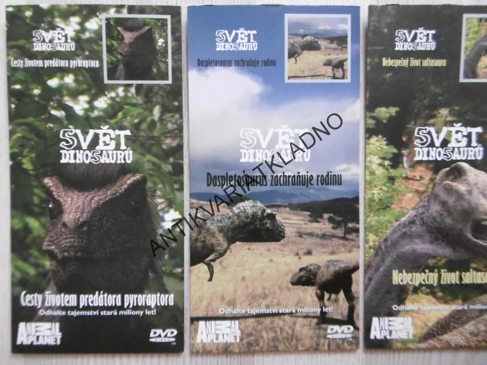 SVĚT DINOSAURŮ, 1-4, DVD FILM DOKUMENT