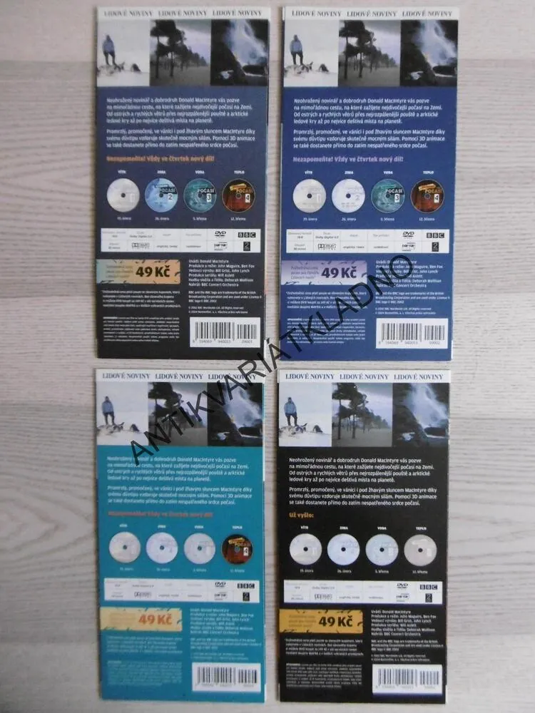 EXTRÉMNÍ ROZMARY POČASÍ 1-4, DVD FILM DOKUMENT
