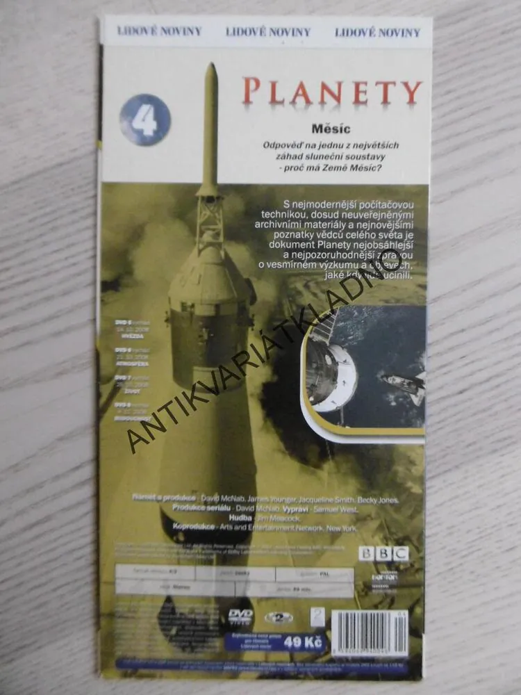 PLANETY 4, BBC, DVD FILM DOKUMENT