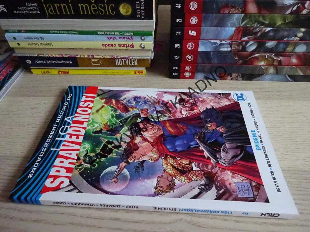 LIGA SPRAVEDLNOSTI, EPIDEMIE, KOMIKS DC COMICS,**an