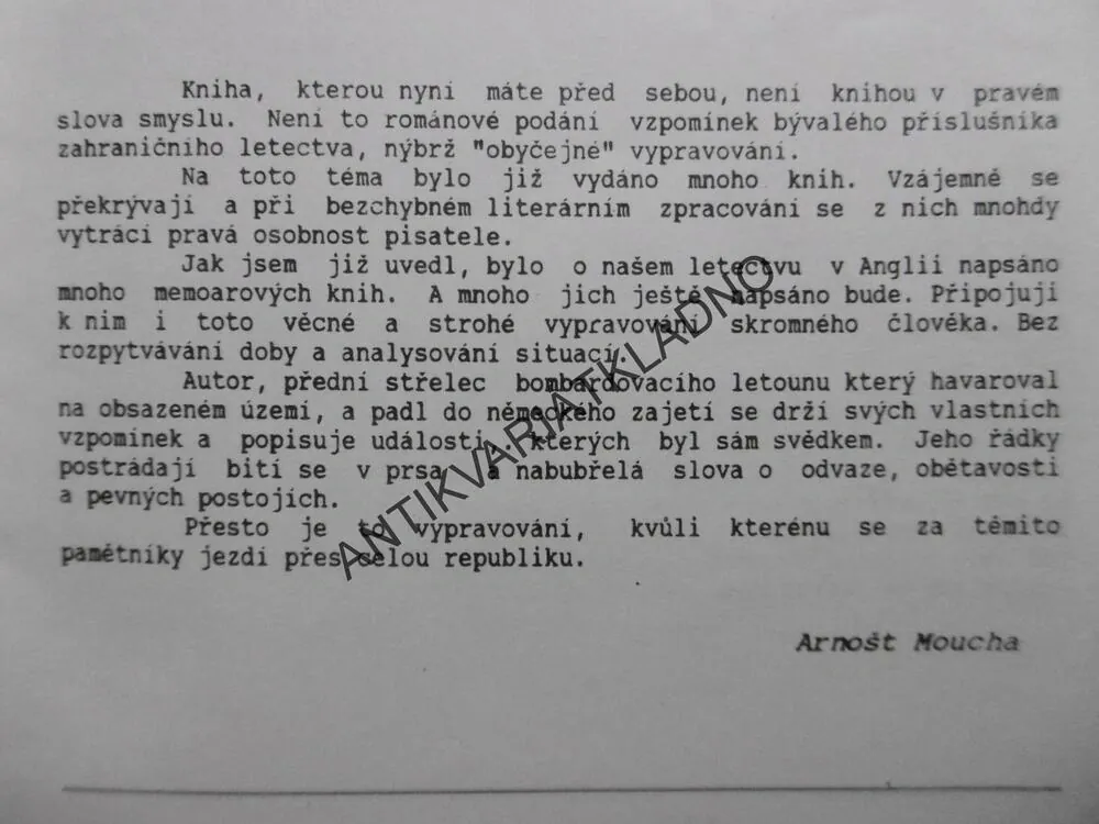 Z BOMBARDÉRŮ ZA MŘÍŽE, KAREL BATELKA,
